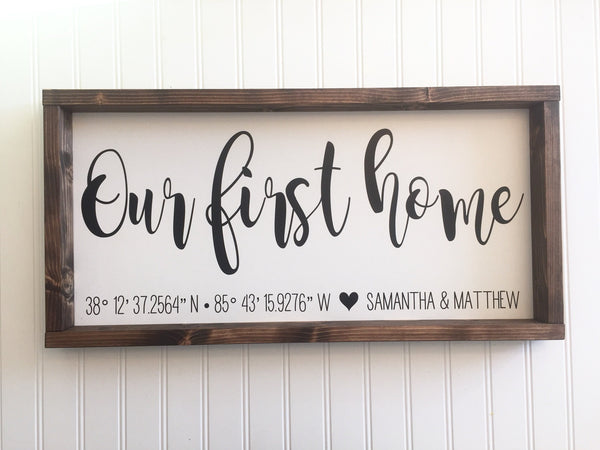 Our First Home | Personalized