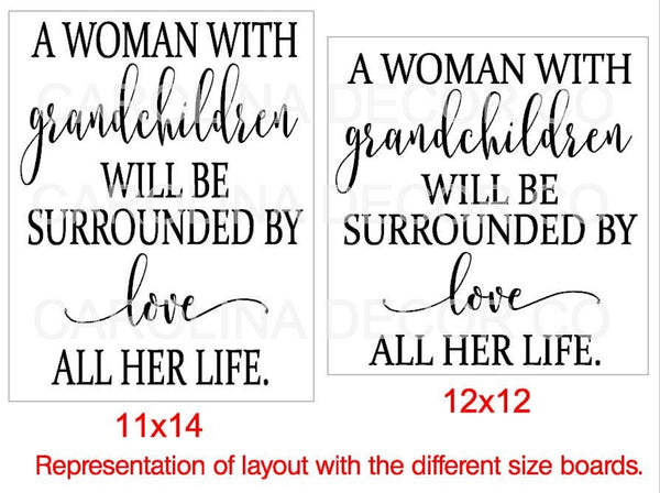 A woman with all daughters