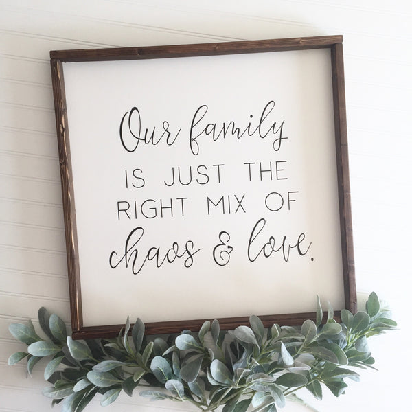 Chaos and love