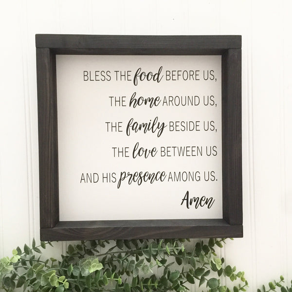 Bless the Food before us