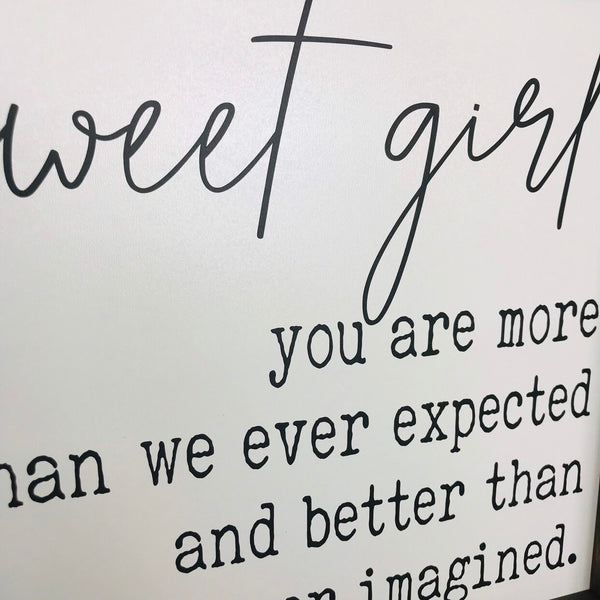 Sweet Girl, Sweet Boy