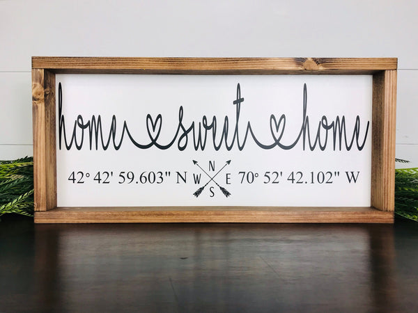 Home Sweet Home w/ Coordinates