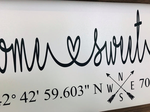 Home Sweet Home w/ Coordinates