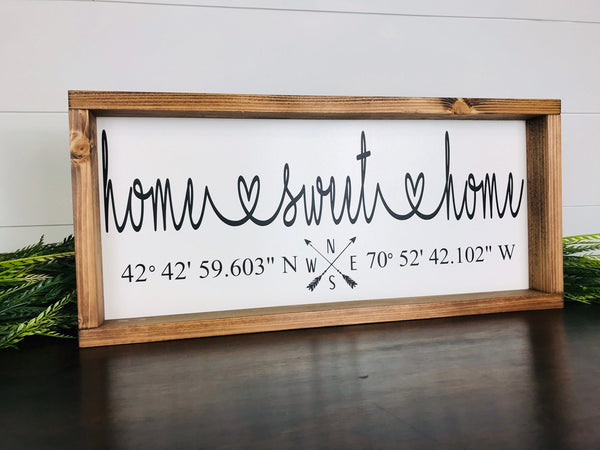Home Sweet Home w/ Coordinates