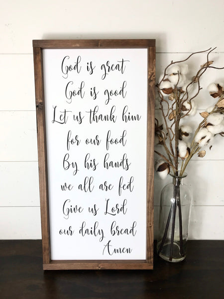 God is Great God is Good - Script