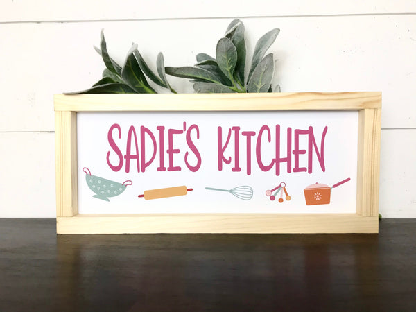 Play Kitchen Sign