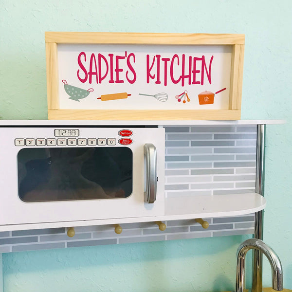 Play Kitchen Sign