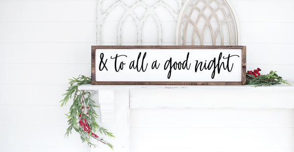 And to all a good night