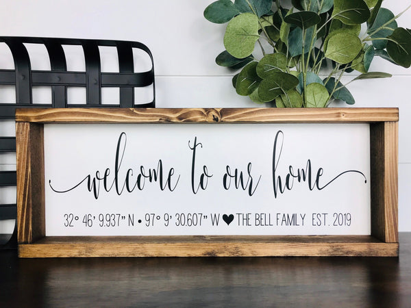 Welcome to our home