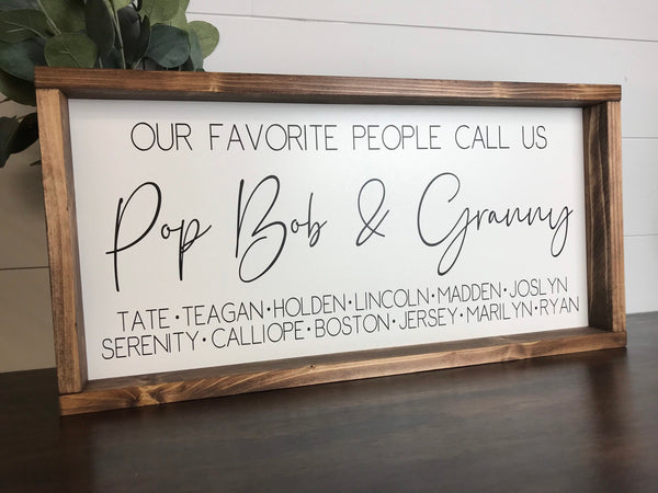 Our Favorite People Call Us
