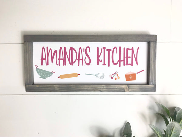 Play Kitchen Sign