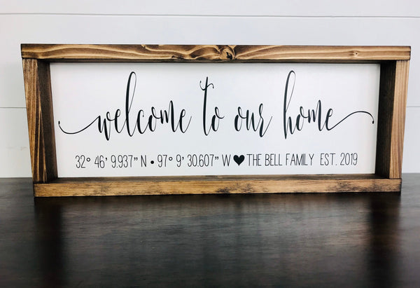 Welcome to our home