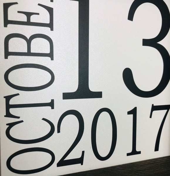 Calendar Date Sign