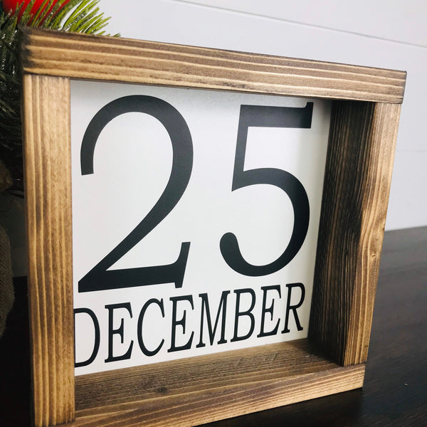 Calendar Date Sign