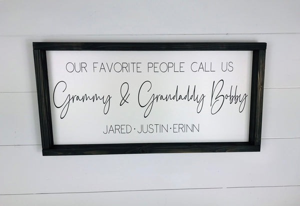 Our Favorite People Call Us