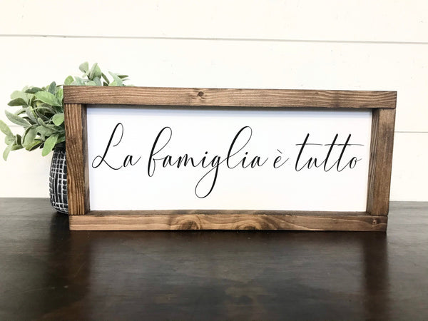 La Famiglia e tutto
