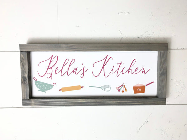 Play Kitchen Sign