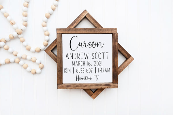 Birth Stat Sign