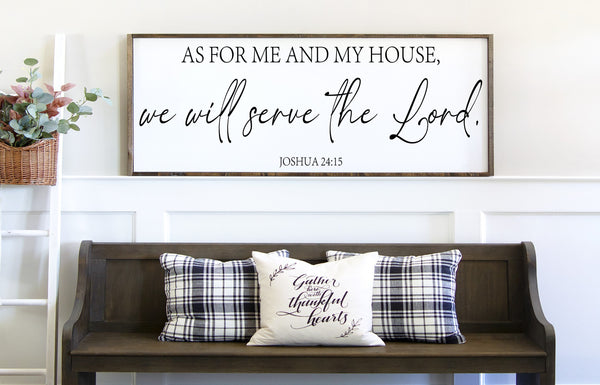 As for me and my house | Joshua 24:15