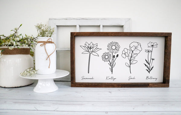 Birth Month Flower Sign