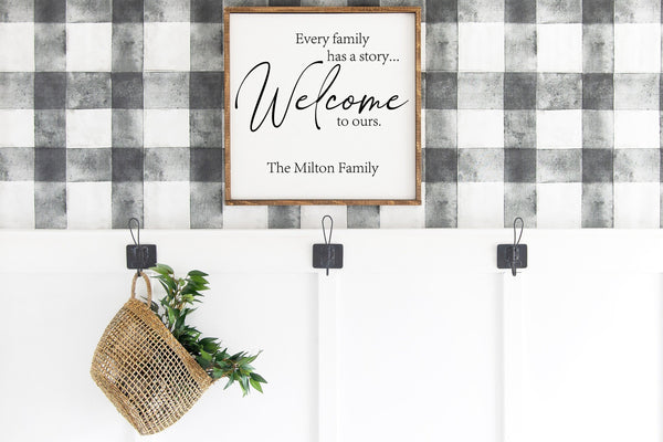 Every Family Has a Story Welcome to ours