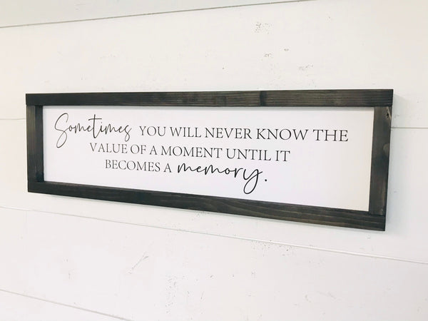 Sometimes You Will Never Know