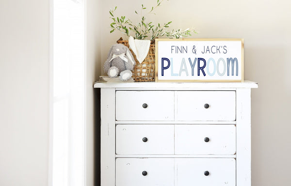 Playroom Name Sign