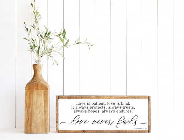 Love is Patient Love is Kind Corinthians 13 4-8