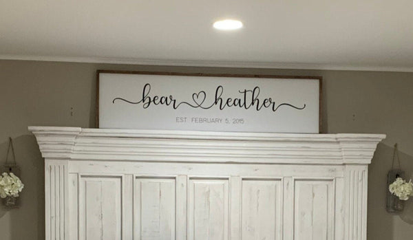 Couple Name/Est Date Sign
