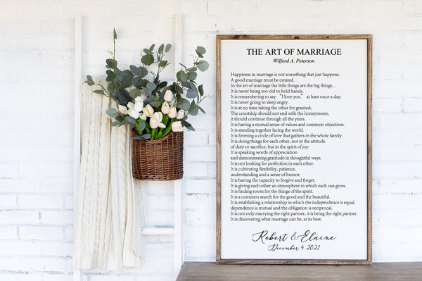 The Art of Marriage