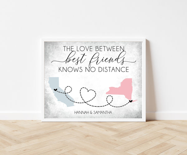 The Love between Best Friends Knows No Distance