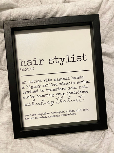 Hair Stylist Definition