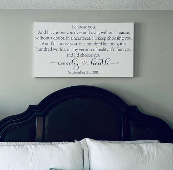 I Choose you Sign I'll Keep Choosing You