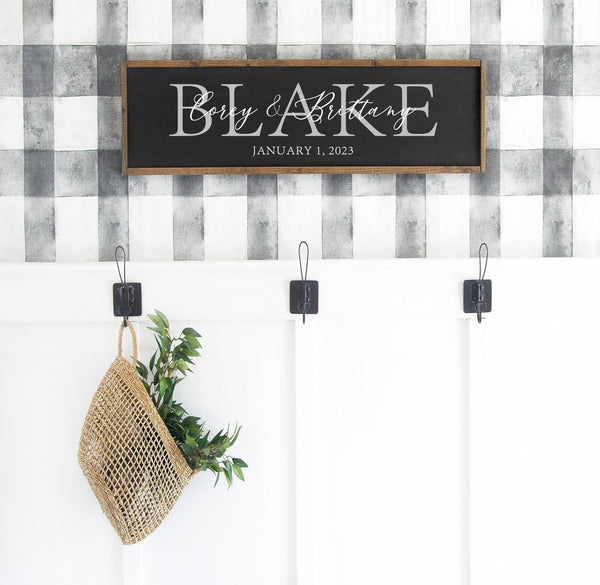 Personalized Name & Date Sign