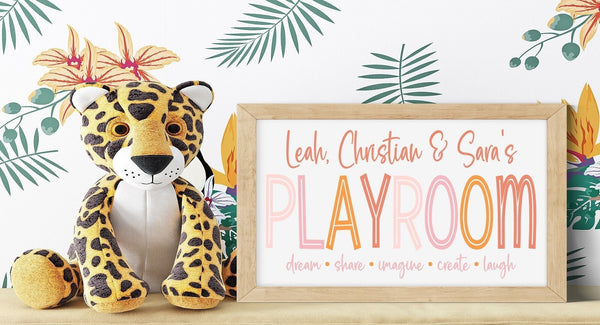 Personalized Playroom Sign