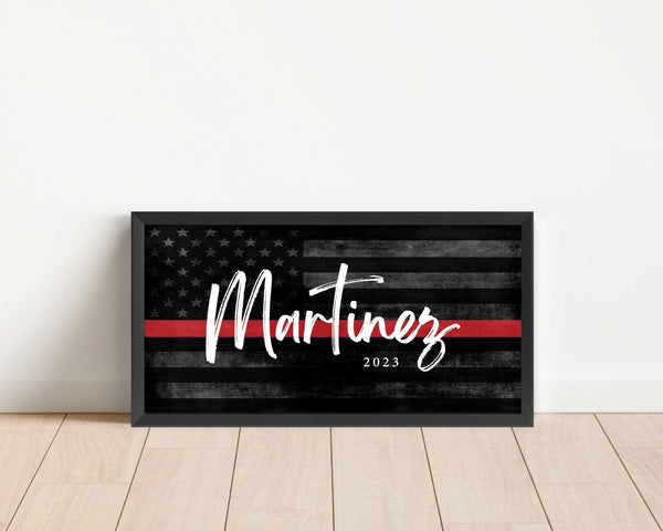 Police Officer Thin Blue Line - Personalized