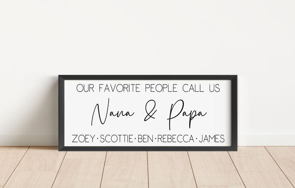Our Favorite People Call Us