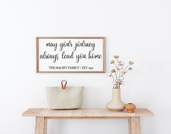 May your journey always lead you home