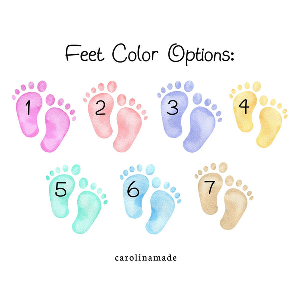 Newborn Baby Birth Stats Ornament, Baby Stat Keepsake, New Parents Gift, Nursery Baby Feet Ornament, Christmas Baby Birth Stat, Footprints