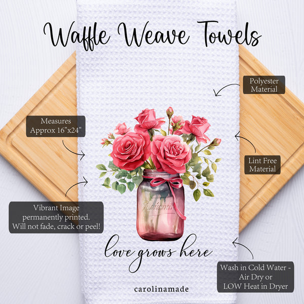 World's Greatest Mama, Personalized Mother's Day Gift, Gift for Mom, Gift for Grandma, Kitchen Hand Towel, Grandparent's Day Gift Idea
