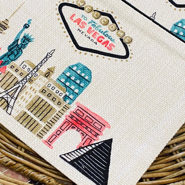 Personalized Las Vegas Bag, Las Vegas Girls Trip, Custom Name Vegas Zipper Pouch, Las Vegas Gift, Money Wristlet, Las Vegas Trip, Girls Trip