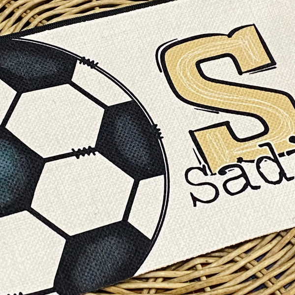 Soccer Gift, Soccer Team Bag, Girls Soccer Makeup Bag, Game Day Bag, Custom Soccer Team Gift, High School Team, Middle School Team