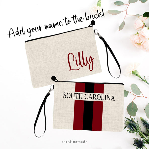 Custom School Name Bag, High School Graduation Gift, College Bound Gift Idea, University Gift Idea, High School Pride Gifts, School Colors