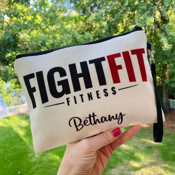 Reserved for Fight Fit Members, Personalized gym bag