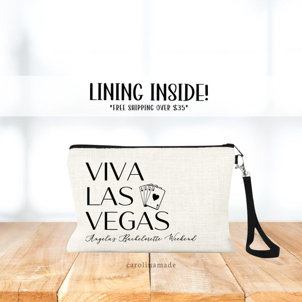 Personalized Bachelorette Bag, Viva Las Vegas Trip Bag, Bridal Party Gifts, Bachelorette Weekend, Vegas Girls Trip, Vegas before Vows Trip