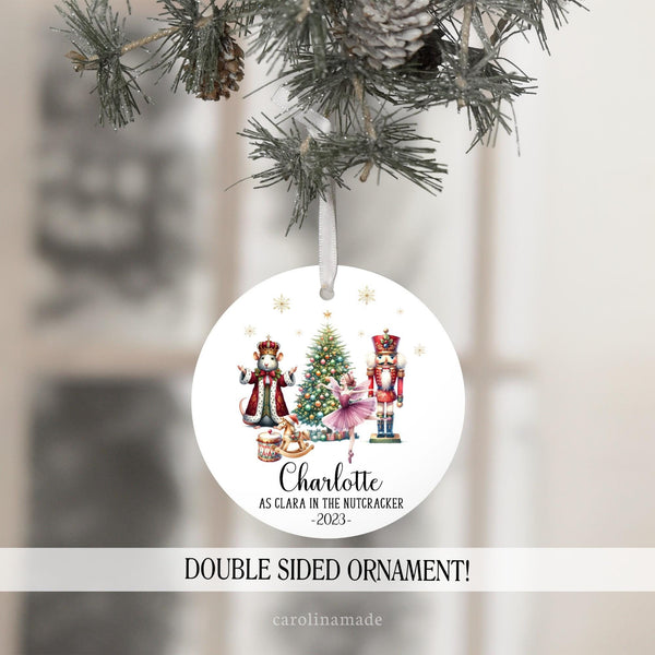 Nutcracker ornament as a keepsake for when your child starred in the Nutcracker.
