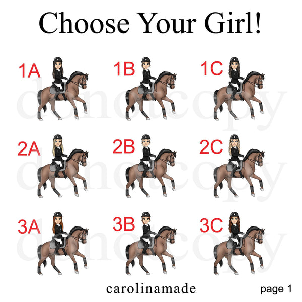 Horse Rider Gift, Personalized Horse Riding Makeup Bag, Horse Lover Gift, Horse Riding Zipper Pouch, Gift for Horse Rider, Gift for Her