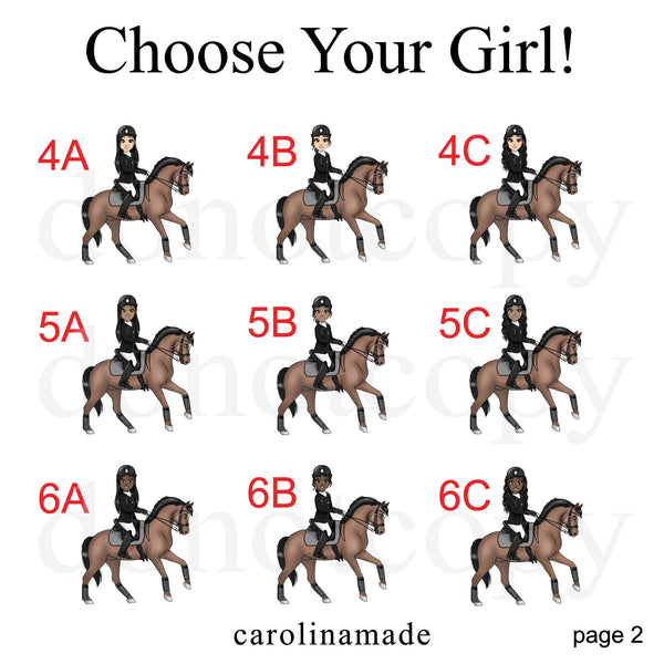 Horse Rider Gift, Personalized Horse Riding Makeup Bag, Horse Lover Gift, Horse Riding Zipper Pouch, Gift for Horse Rider, Gift for Her