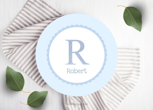 Kids Personalized Name Plate, Custom Childs Reusable Plate, Keepsake Plate, Girls Plate, Boys Plate, Preppy Initial Plate, Grandmillennial