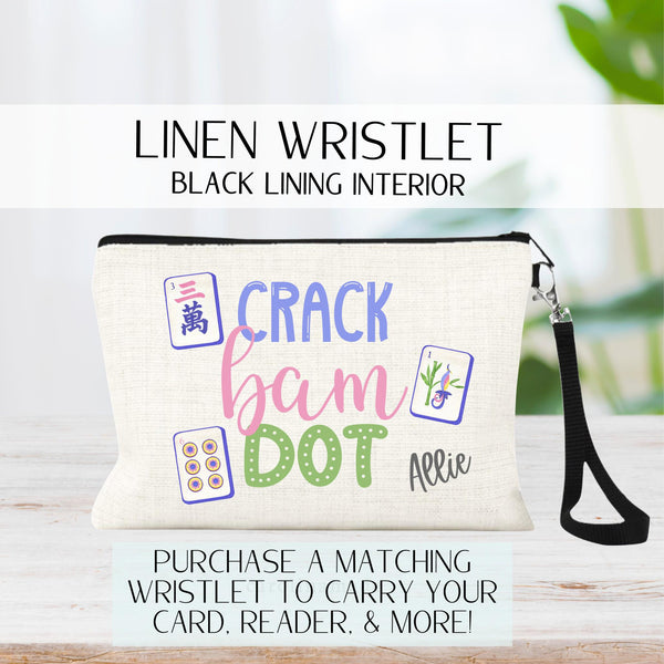 Crack Bam Dot Mahjong Line Reader, Personalized Mahjong Line Finder Accessory, Custom Gift for Mahjong Player, Mah Jongg Tournament